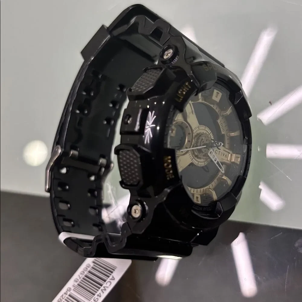 Ativa Men's Black and Gold Sport Watch